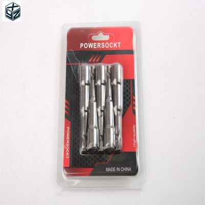 Sterke magnetische moer driver set 1/4 '' 65mm 5pcs met CRV materiaal Bubble Shell verpakking