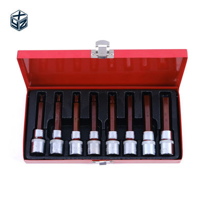 Hoge nauwkeurigheid 8 stuks S2 staal box bits set voor precisie bewerking hand elektrische gereedschappen