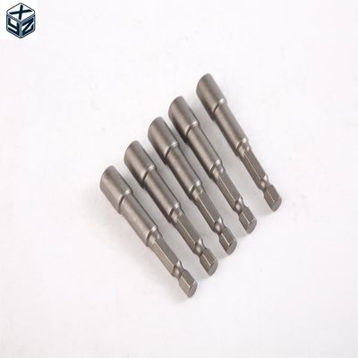 Sterke magnetische moer driver set 1/4 '' 65mm 5pcs met CRV materiaal Bubble Shell verpakking