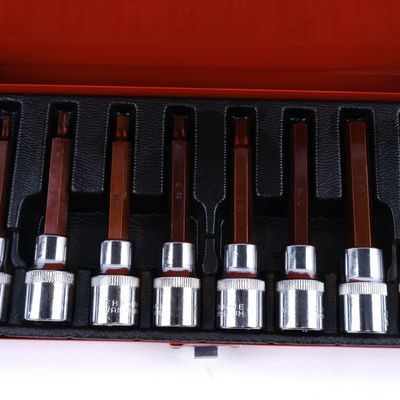 Hoge nauwkeurigheid 8 stuks S2 staal box bits set voor precisie bewerking hand elektrische gereedschappen
