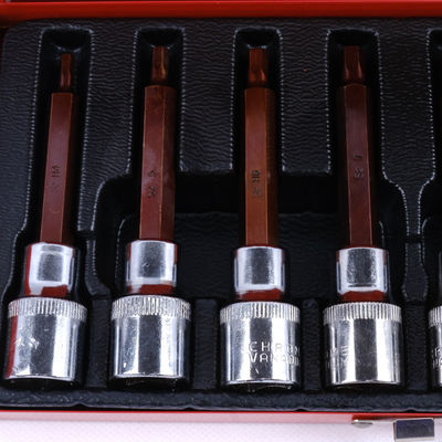 Hoge nauwkeurigheid 8 stuks S2 staal box bits set voor precisie bewerking hand elektrische gereedschappen