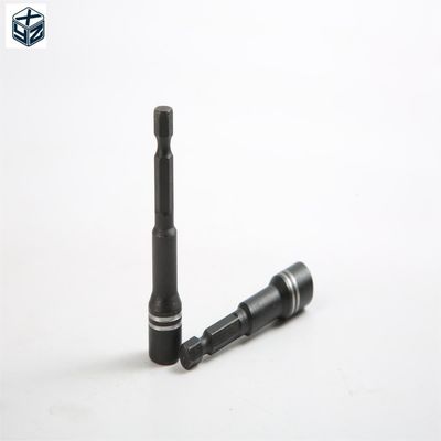 ODM ondersteunde levering 6.35 zeshoek CRV stalen magnetische moer driver in PE plastic doos