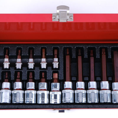 Precision Machining S2 18 stuks stalen doosjes voor handgereedschappen