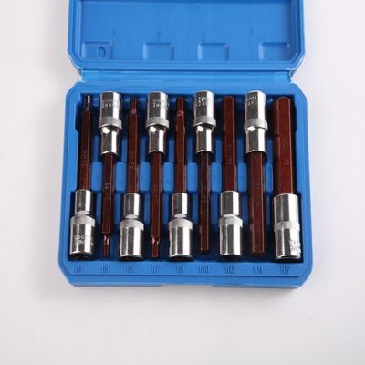 H type 100mm 9pcs stevige en stabiele bit stopcontact voor hand elektronische gereedschap