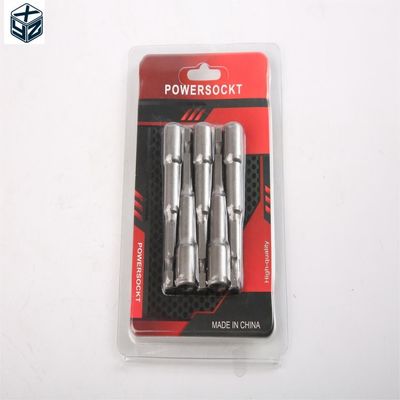 7mm*65mm*5PC Sterke magnetische moer driver set met duidelijke markeringen CRV materiaal