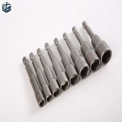 7mm*65mm*5PC Sterke magnetische moer driver set met duidelijke markeringen CRV materiaal