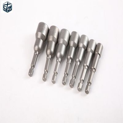 CRV-materiaal 9mm*65mm*5PC Magnetische moer driver set voor 1/4in drive