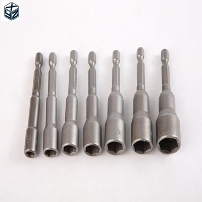 CRV-materiaal 9mm*65mm*5PC Magnetische moer driver set voor 1/4in drive