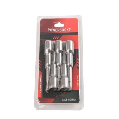 Niet gerangschikt CRV-klasse Materiaal 6.35 Hexagon 10mm*65mm*5PC Sterk Magnetisch Noot Driver Set