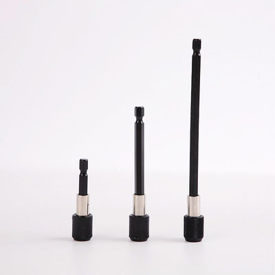 Gepersonaliseerde zwarte elektroforetische verf Afwerking 60 mm Hex Shank Drill Bit Extension Set