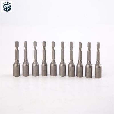 Natuurlijke afwerking CRV Materiaal 6.35 Hexagon 10mm*48mm*10PC Sterk Magnetisch Noot Driver Set