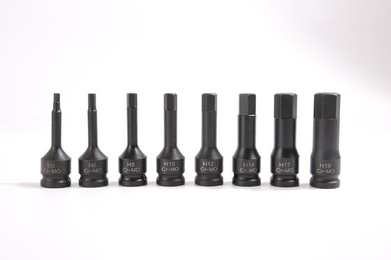 HEX Socket Features in 8PCS CR-MO Hexagonal Sleeve Electric Tool and Car Repair Set