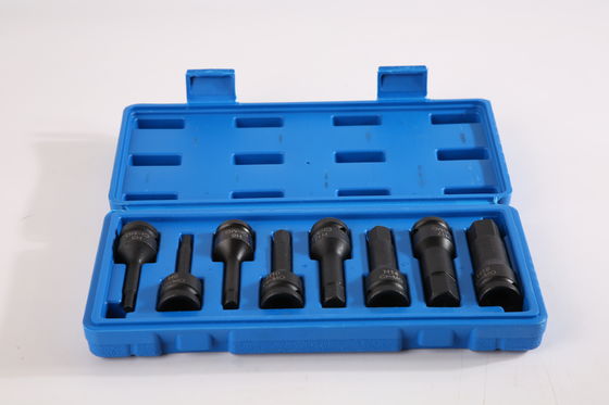 HEX Socket Features in 8PCS CR-MO Hexagonal Sleeve Electric Tool and Car Repair Set