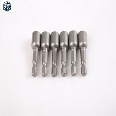 6.35 hexagon 8mm*42mm*10PC CRV Magnetische moer driver set met sterke magnetische eigenschappen