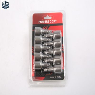 CRV Materiaal 6.35 Hexagon 10mm*42mm*10PC Magnetische moer driver Set voor sterk magnetisch
