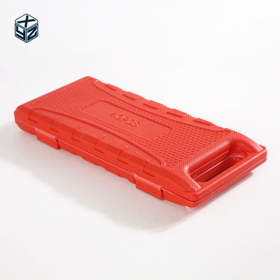 Industriële graad 40 stukjes met rood S2-materiaal en natuurlijke afwerking van plastic doos
