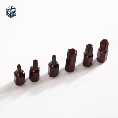 Industriële graad 40 stukjes met rood S2-materiaal en natuurlijke afwerking van plastic doos