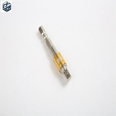 CRV Chroom Vanadium Staal Zilver 1/4' 54mm Universal Socket Adapter Set voor Duurzaam