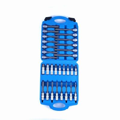 CRV-materiaal H-type 30 stuks bitsocketset 55 mm tot 200 mm