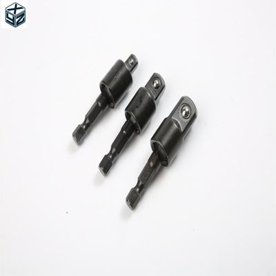 CRV Zwart Chrominum Vanadium Steel Universal Socket Adapter Set met Blister Package