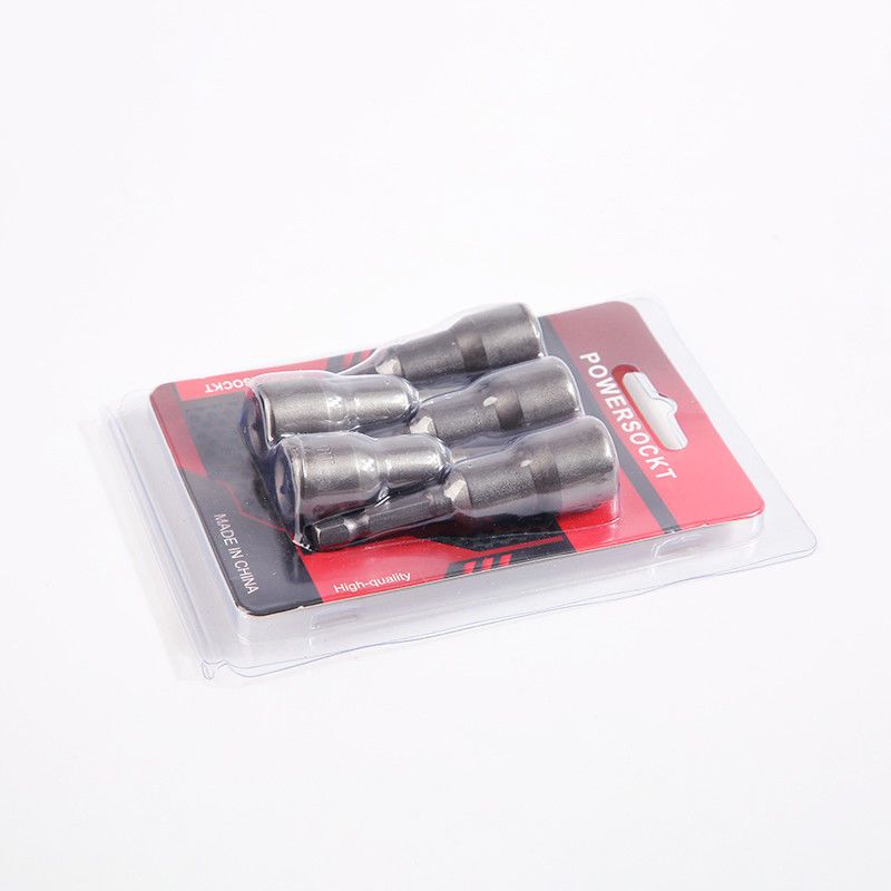 Sterk Magnetisch 5pcs 12mm 65mm Quick Change Hex Shank Industrial Class Nut Driver Set