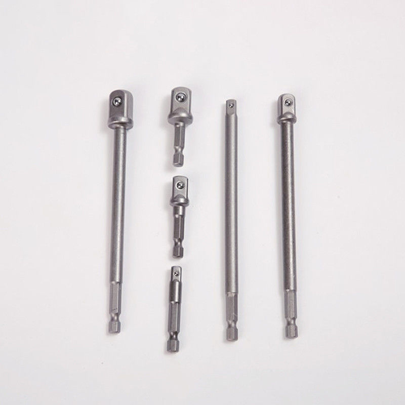 CRV Materiaal Zilver 1/4' 150MM 6&quot; 2&quot; Socket Adapter Set Hand/Elektrisch Gereedschap Compatibel