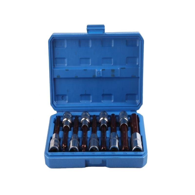 H type 100mm 9pcs stevige en stabiele bit stopcontact voor hand elektronische gereedschap