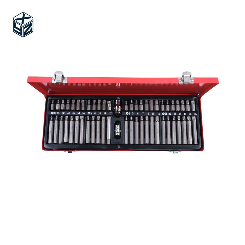 Multi-purpose High Batch Head nauwkeurigheid Precision Machining CRV 54pcs Steel Box Bits Set voor handgereedschap